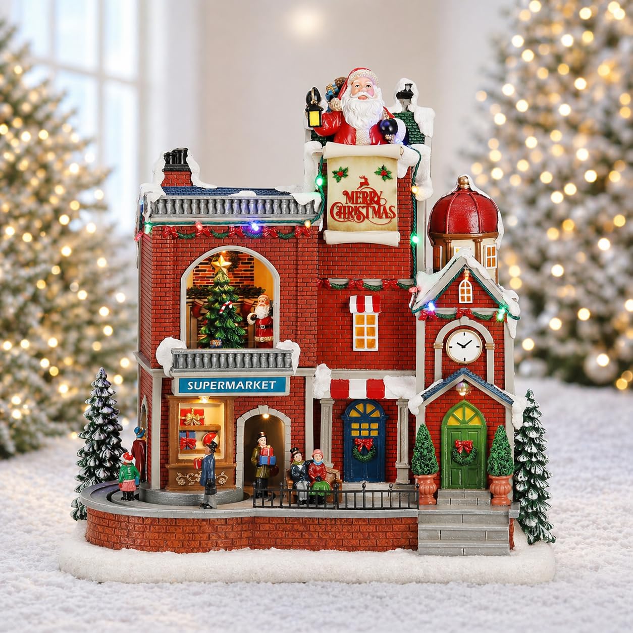 Amazon.com: MOMENTS IN TIME Lighted Christmas Village House